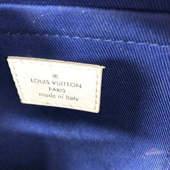 LOUIS VUITTON M46207 Monogram jacquard Palm Springs Mini Backpack blue - Picture 8 of 16